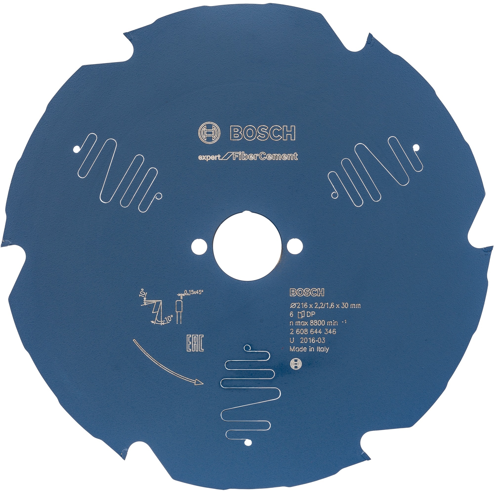 Kreissägeblatt Expert for Fibre Cement, Ø 165mm, 4Z