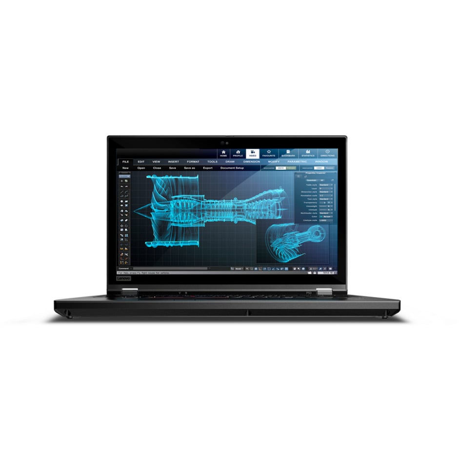 Lenovo ThinkPad P53 Generalüberholt, Notebook schwarz, Intel® Core™ i7-9850H, NVIDIA Quadro T2000, 32 GB DDR4, 512 GB (512 GB SSD), Windows 11 Pro