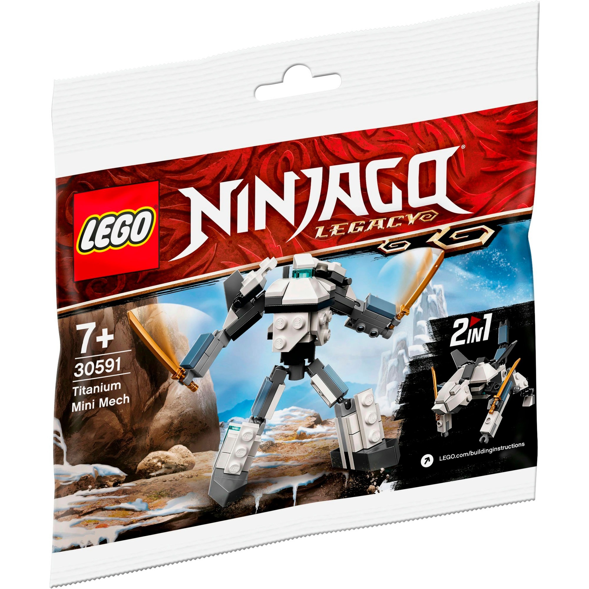 Image of Alternate - 30591 Ninjago Mini-Titan-Mech, Konstruktionsspielzeug online einkaufen bei Alternate
