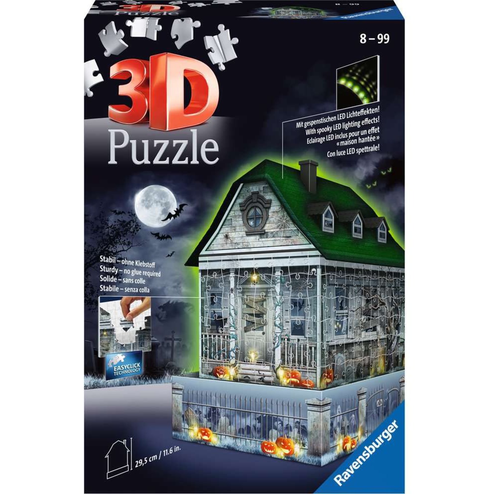 Image of Alternate - 3D Puzzle Gruselhaus bei Nacht online einkaufen bei Alternate