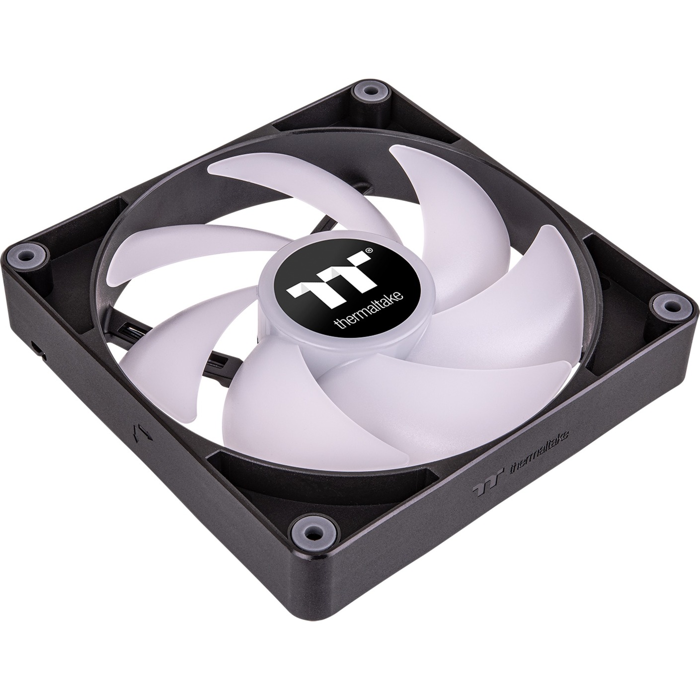 Thermaltake CT140 ARGB Sync PC Cooling Fan, Gehäuselüfter schwarz, 2er Pack, 140 mm