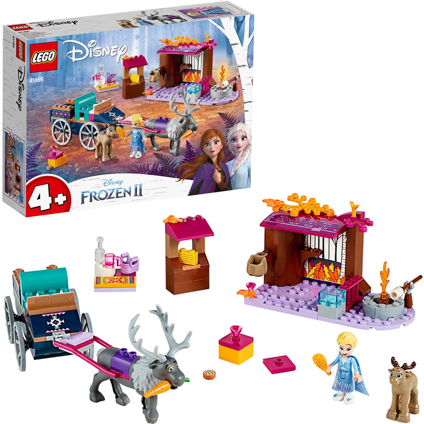 Image of Alternate - 41166 Disney Princess Elsa und die Rentierkutsche, Konstruktionsspielzeug online einkaufen bei Alternate