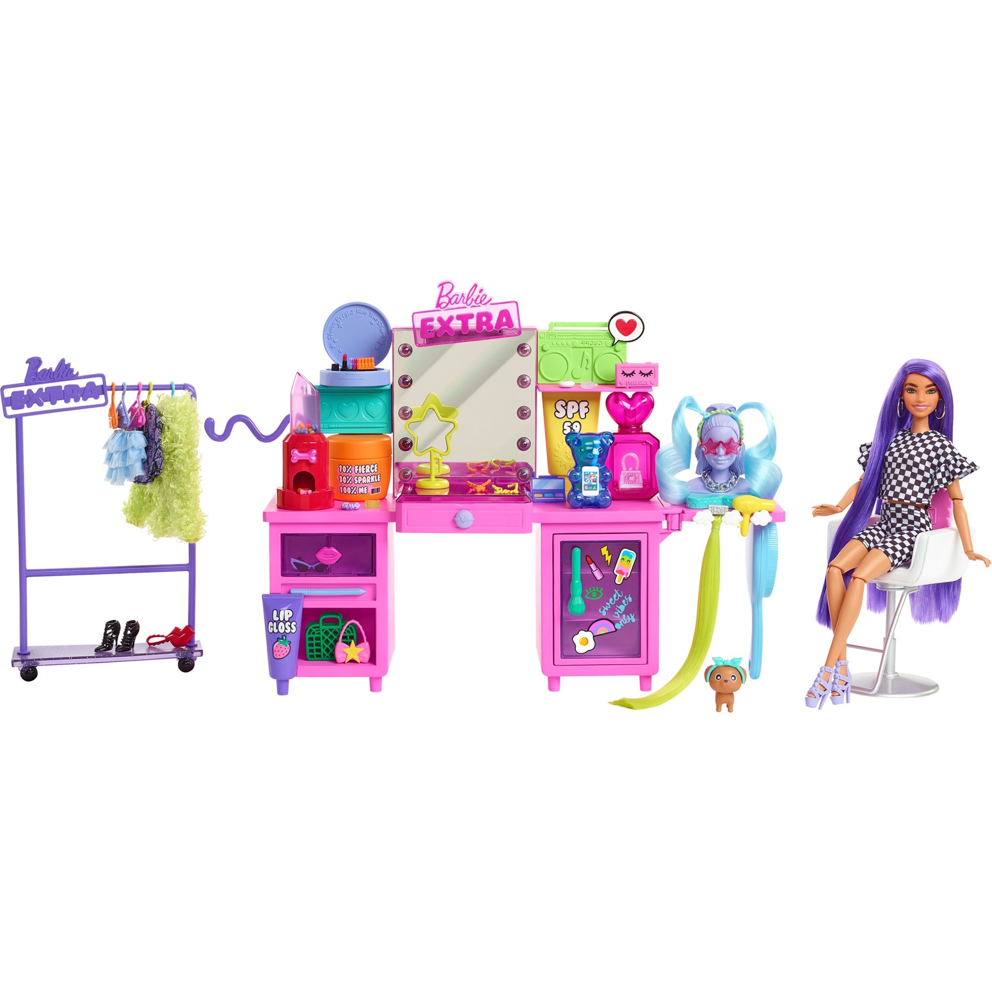 Image of Alternate - Barbie Extra Spielset mit Puppe und Stylingtisch online einkaufen bei Alternate