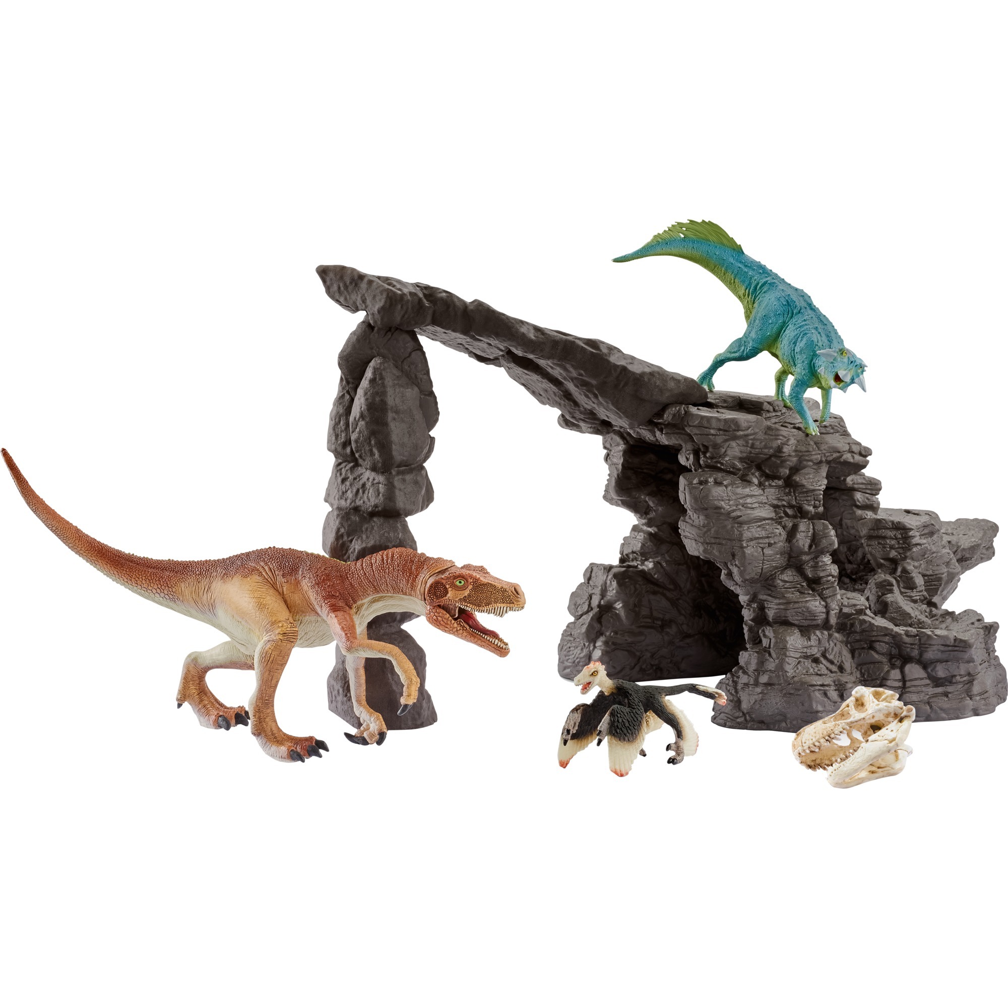 Image of Alternate - Dinosaurier Dinoset mit Höhle, Spielfigur online einkaufen bei Alternate