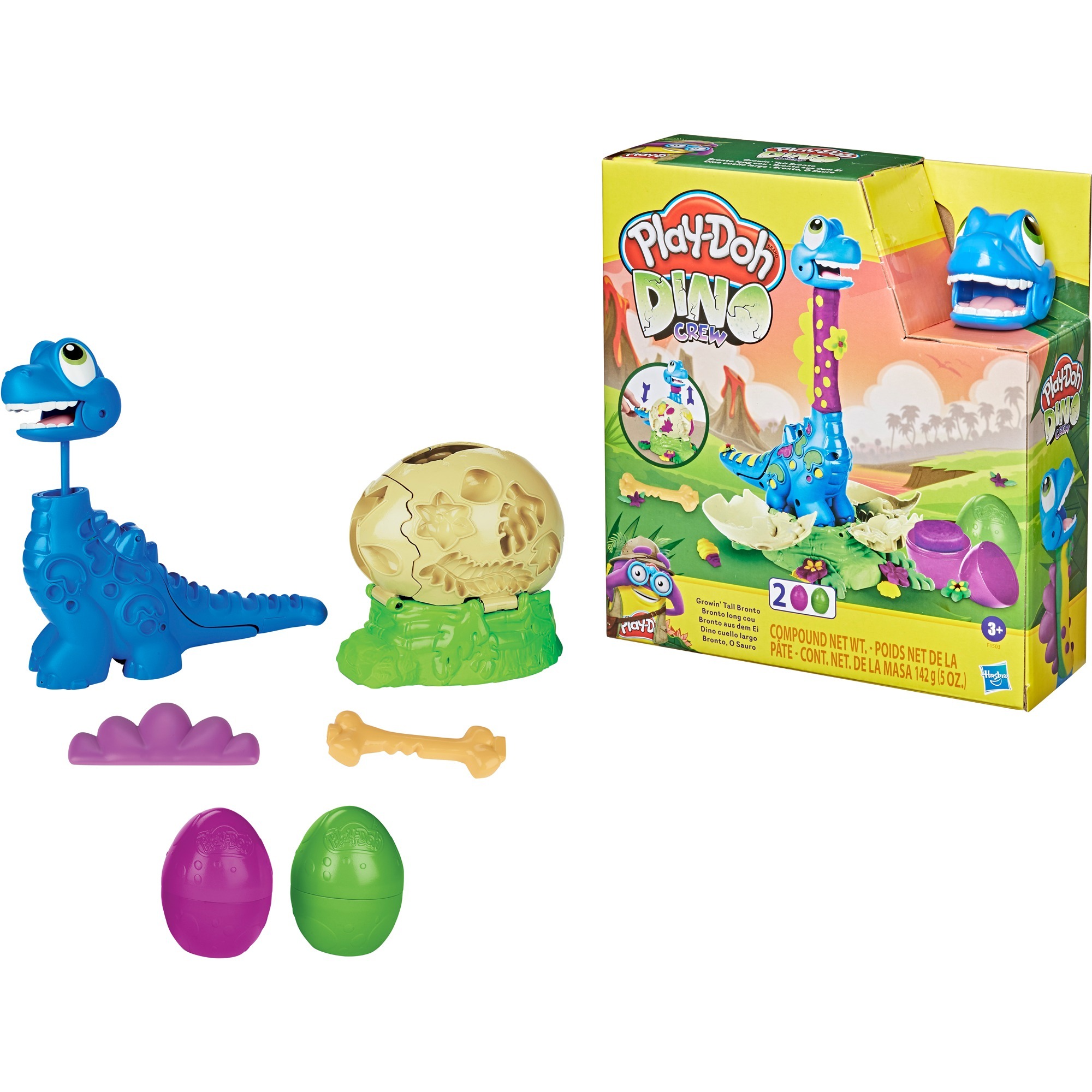 Image of Alternate - Play-Doh Dino Crew Bronto aus dem Ei, Kneten online einkaufen bei Alternate