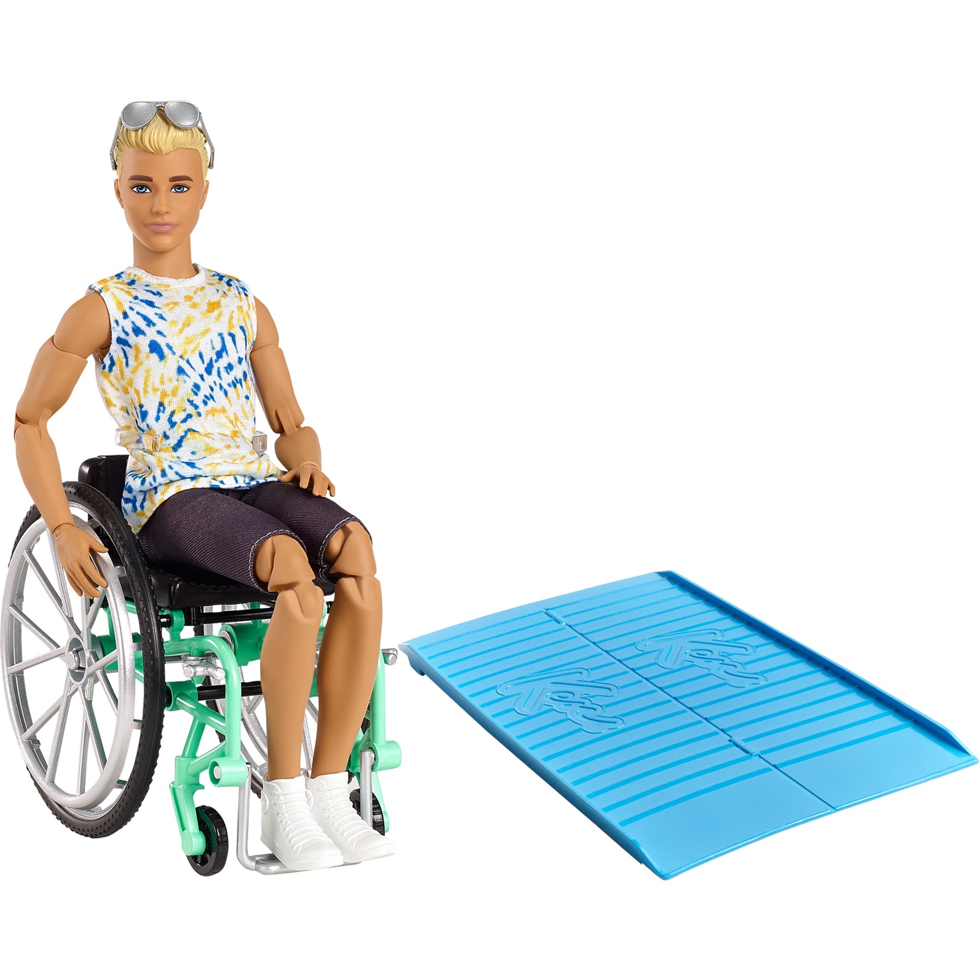 Image of Alternate - Barbie Fashionistas Ken Puppe (blond) mit Rollstuhl online einkaufen bei Alternate