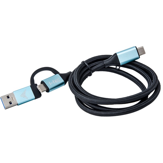 Image of Alternate - USB-C > USB-C Kabel, integrierter USB 3.0 Adapter, PD online einkaufen bei Alternate