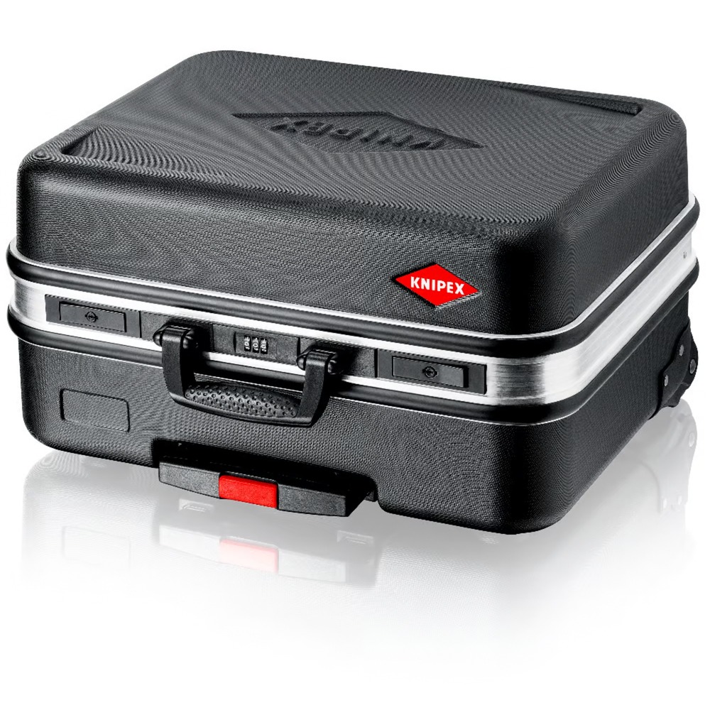 KNIPEX Werkzeugkoffer "BIG Basic Move" 00 21 06 LE, Werkzeugkiste schwarz, umlaufender Alu-Rahmen