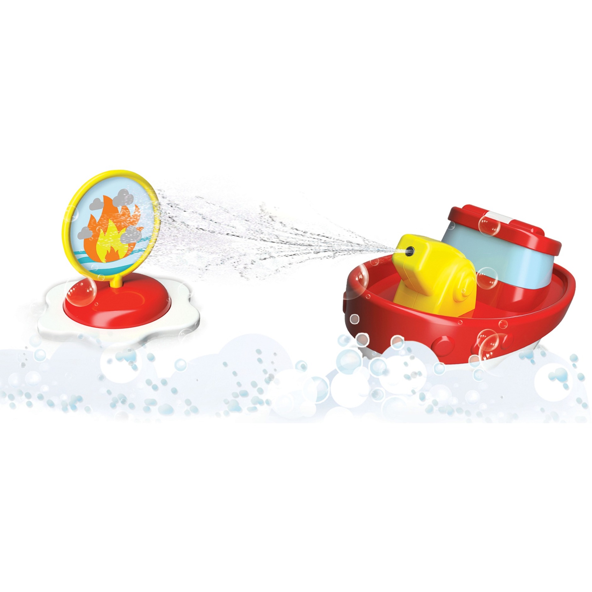 Image of Alternate - BB Junior Fire Boat mit Spritze und Zielscheibe, Wasserspielzeug online einkaufen bei Alternate