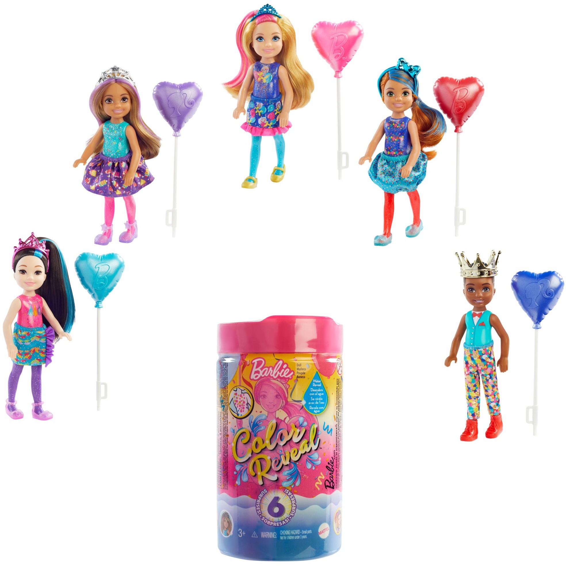 Image of Alternate - Barbie Color Reveal Chelsea Puppe Party Serie online einkaufen bei Alternate