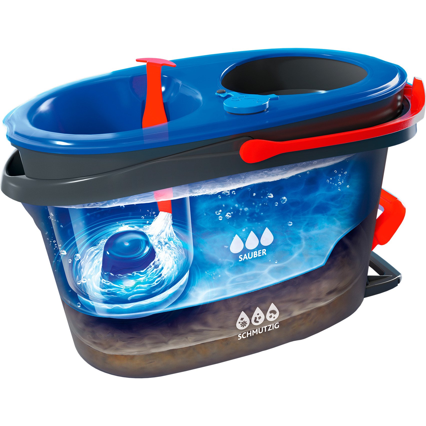 H2PrO Spin Mop Set, Bodenwischer