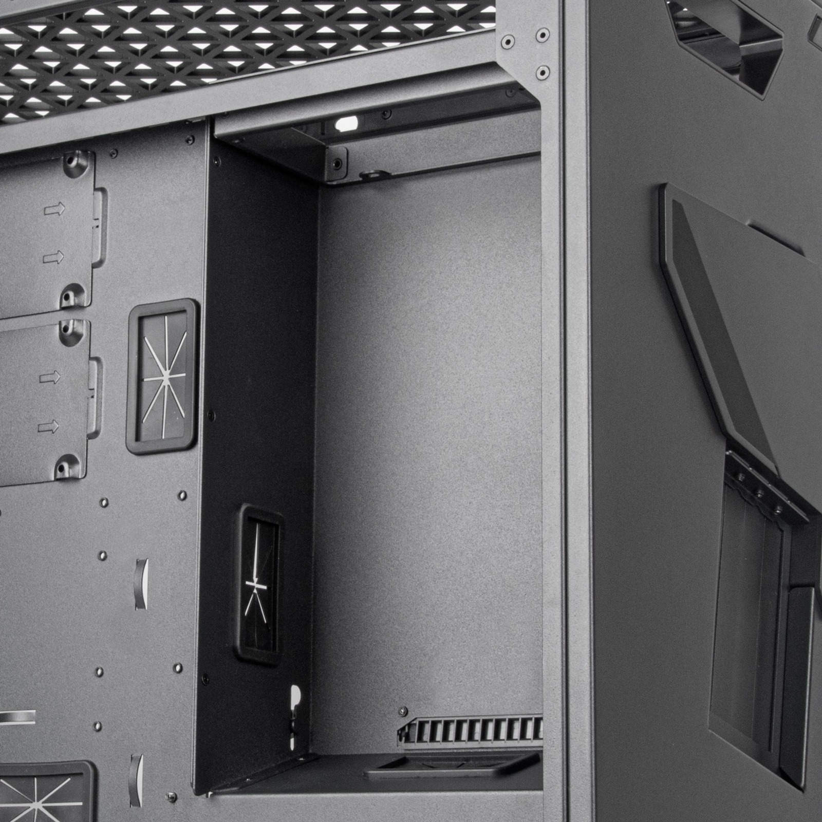 SilverStone ALTA F2, Big-Tower-Gehäuse schwarz, Tempered Glass