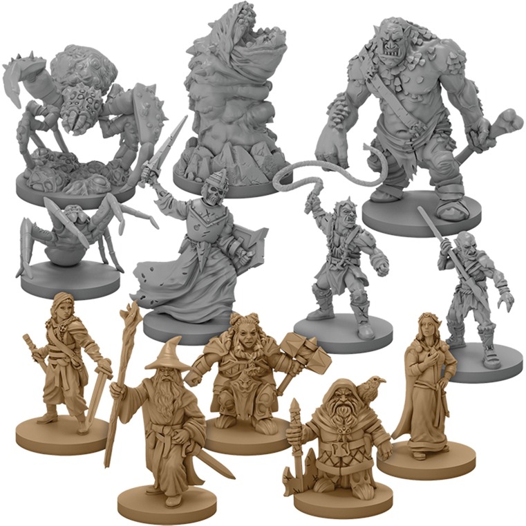 Asmodee Herr der Ringe: Reise durch Mittelerde - Dunkle Pfade, Brettspiel Erweiterung