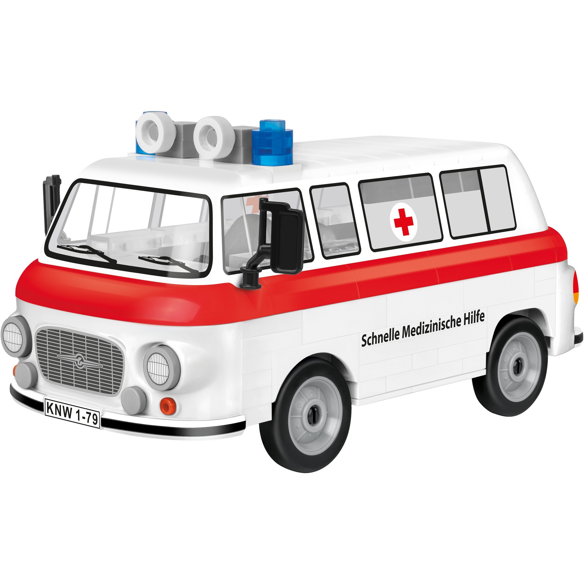 Image of Alternate - Youngtimer Barkas B1000 Krankenwagen, Konstruktionsspielzeug online einkaufen bei Alternate