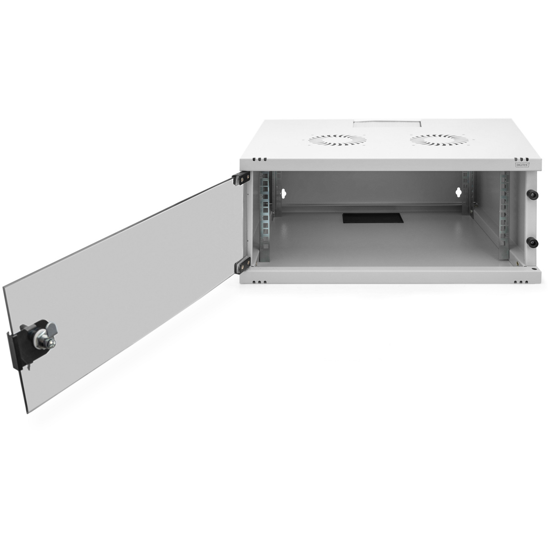 Digitus Wandgehäuse SOHO, unmontiert - 540x400mm (BxT)  , IT-Schrank hellgrau, 4 Höheneinheiten