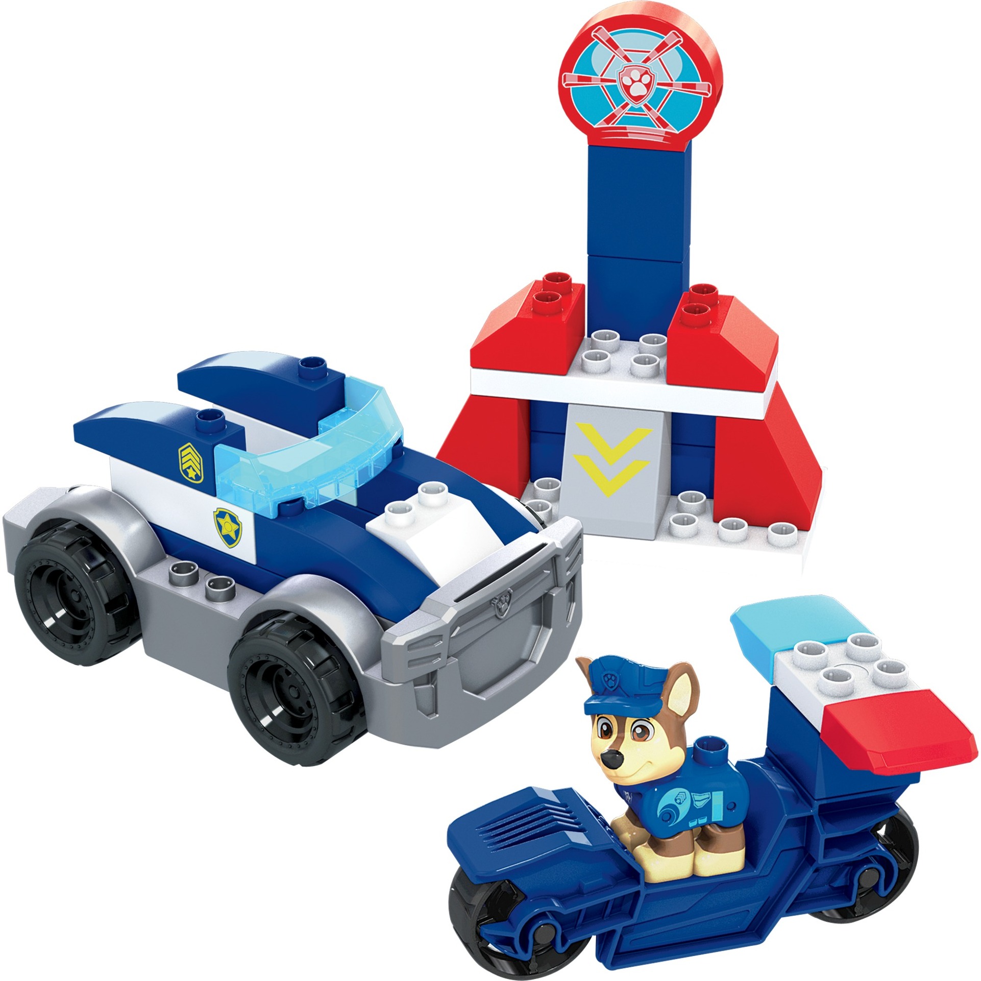Image of Alternate - Mega Bloks Paw Patrol Chases Polizeifahrzeug, Konstruktionsspielzeug online einkaufen bei Alternate