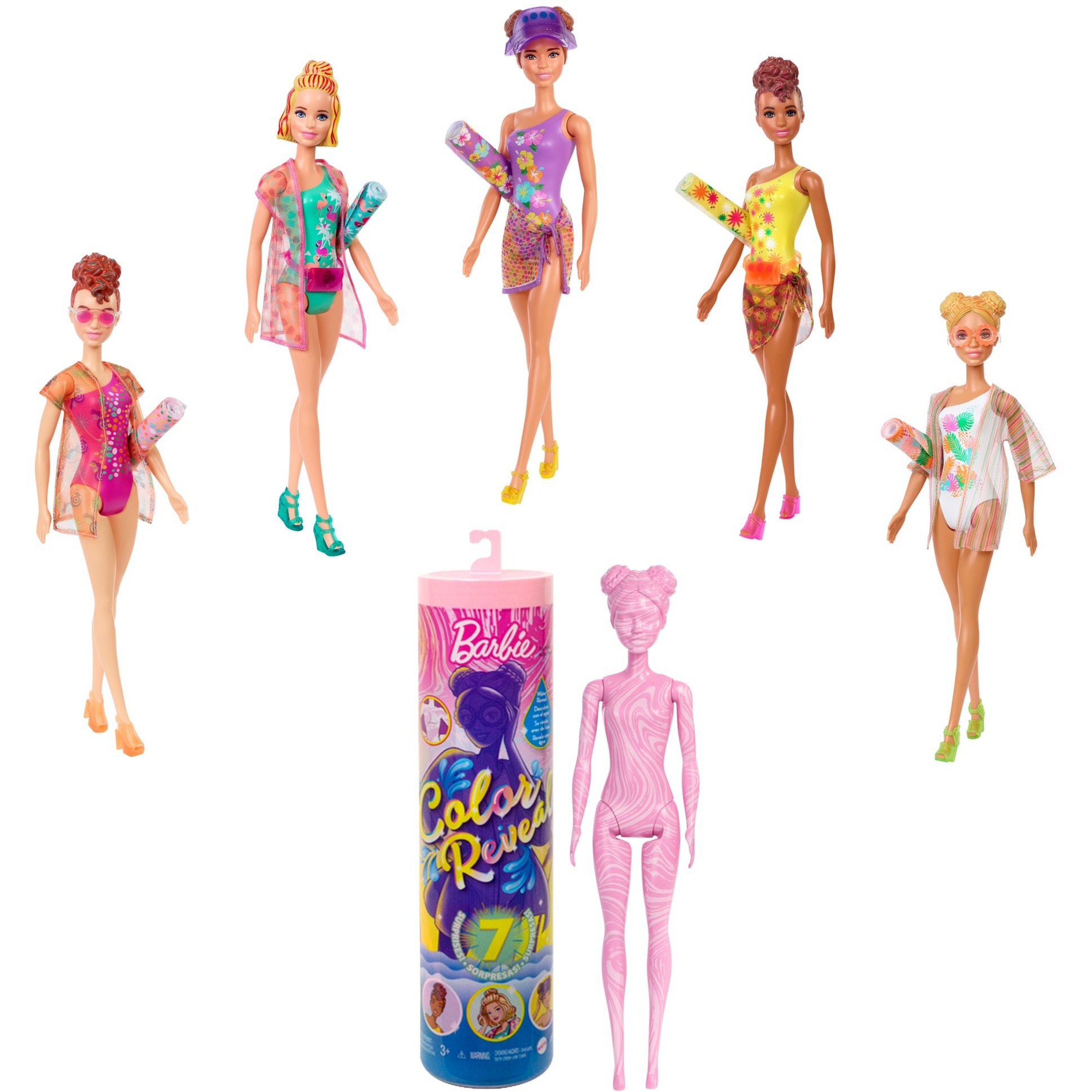 Image of Alternate - Barbie Color Reveal Puppe Sand & Sonne Serie online einkaufen bei Alternate