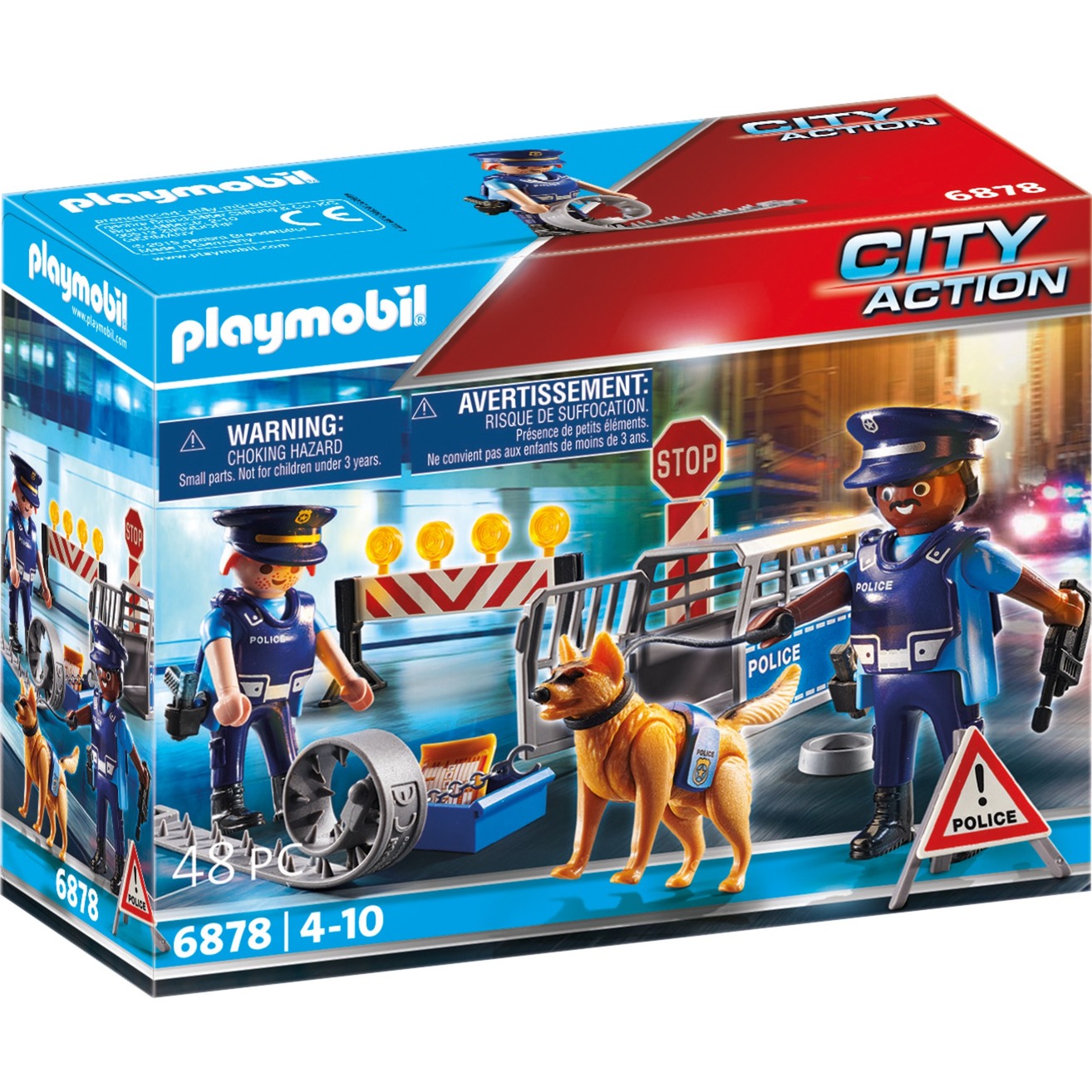 Image of Alternate - 6878 Polizei-Straßensperre, Konstruktionsspielzeug online einkaufen bei Alternate