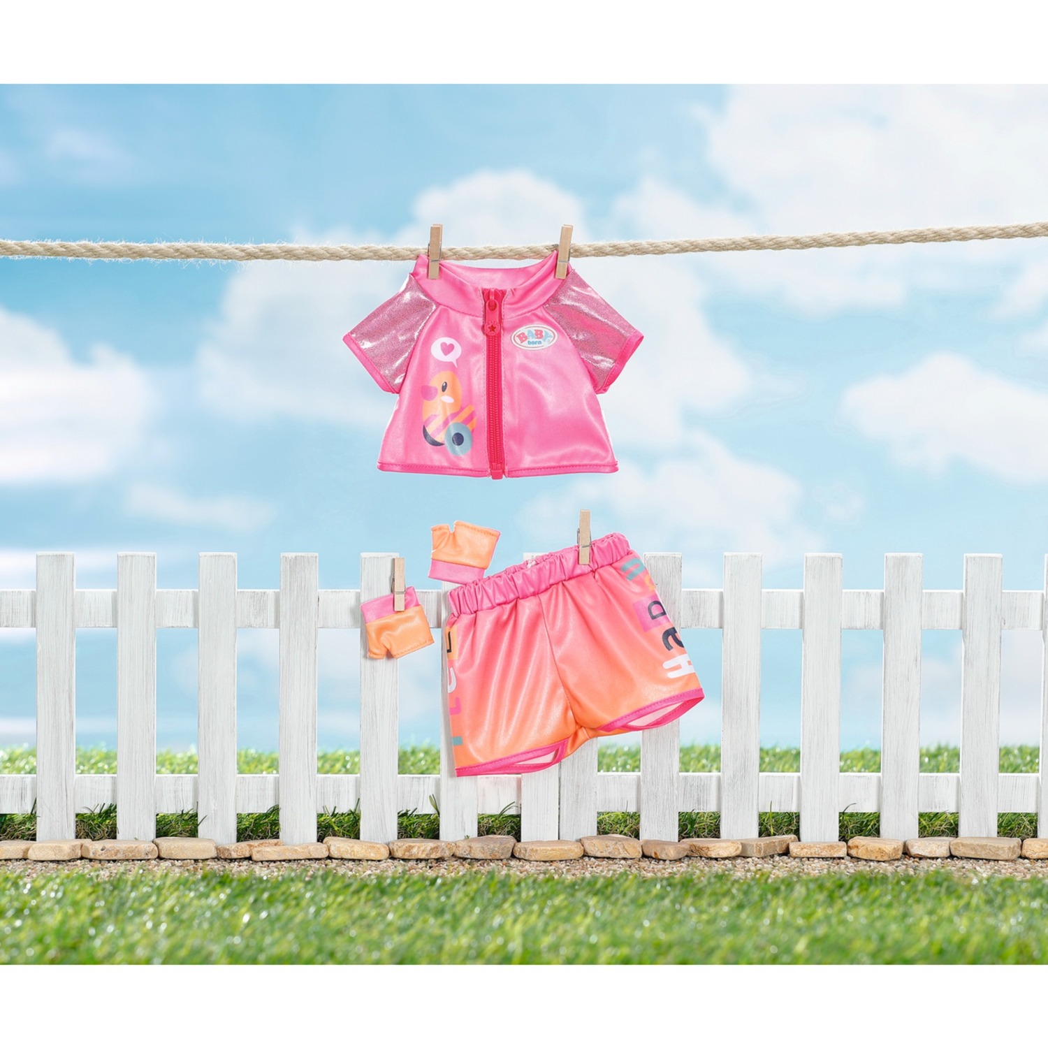 ZAPF Creation BABY born® Fahrrad Outfit 43cm, Puppenzubehör