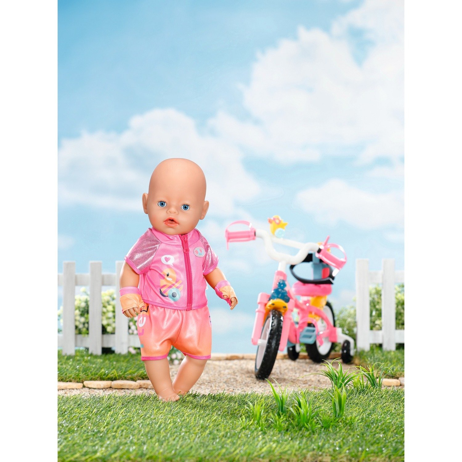 ZAPF Creation BABY born® Fahrrad Outfit 43cm, Puppenzubehör