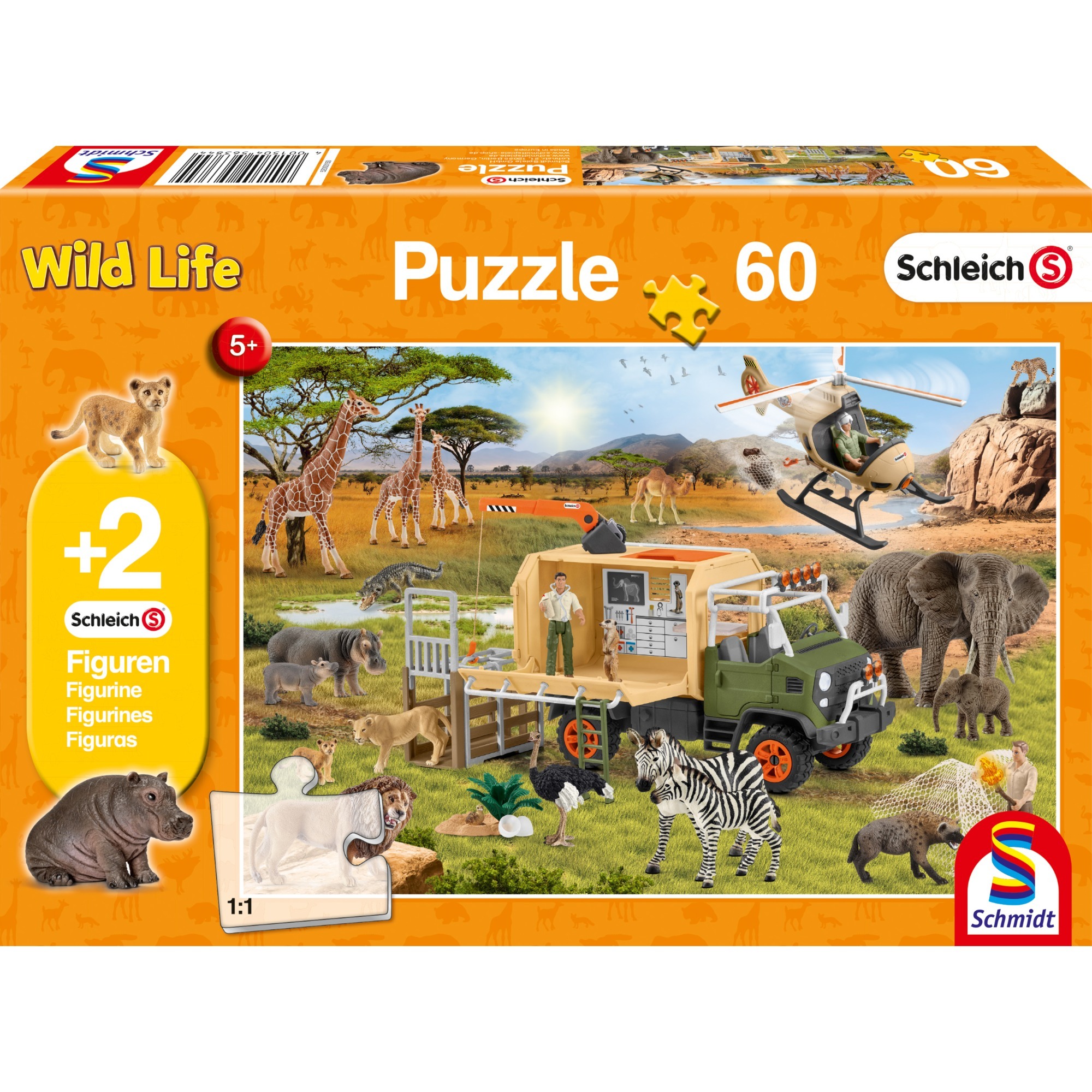 Image of Alternate - Schleich Puzzle Abenteuerliche Tierrettung online einkaufen bei Alternate