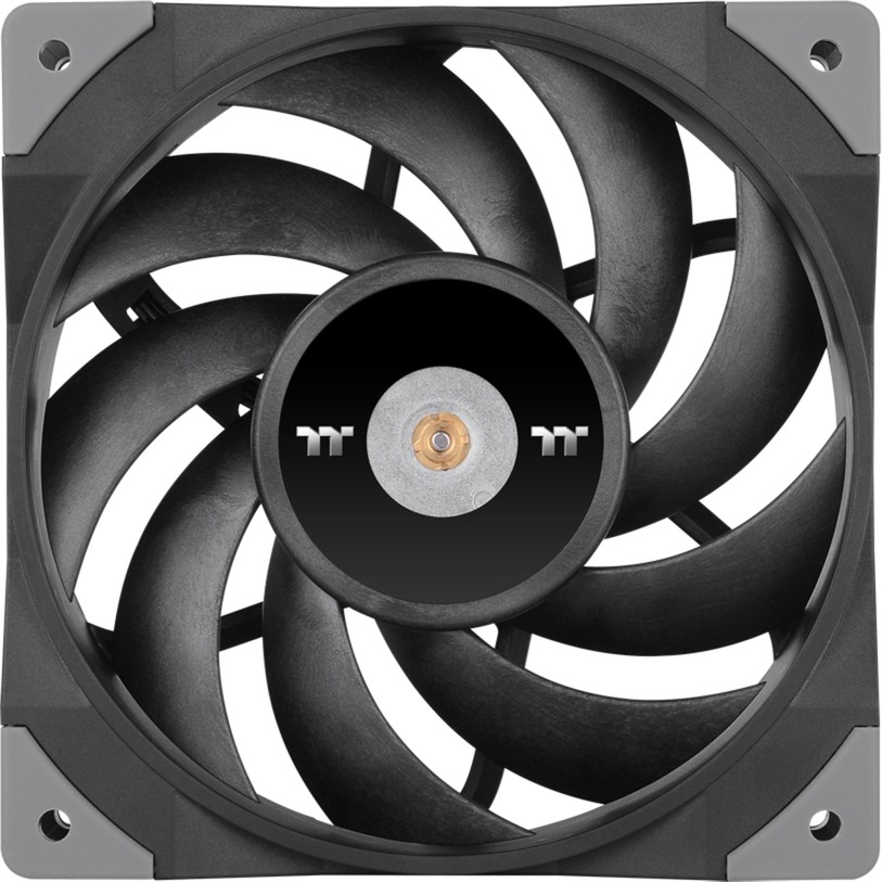 Thermaltake TOUGHFAN 14 High Static Pressure Fan 140x140x25, Gehäuselüfter schwarz, 2er Pack, 140 mm