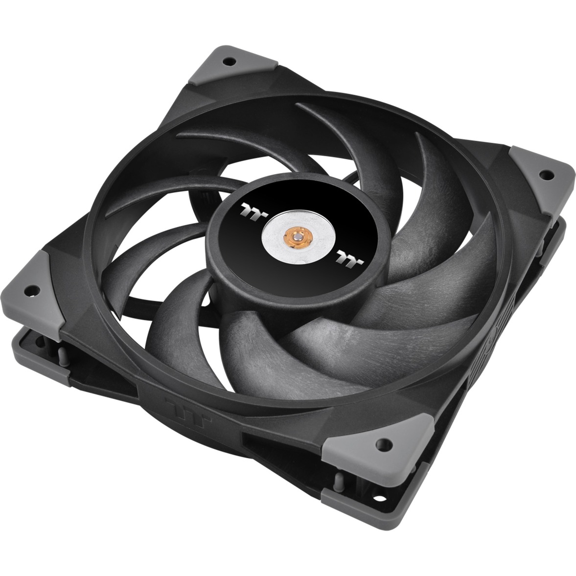 Thermaltake TOUGHFAN 14 High Static Pressure Fan 140x140x25, Gehäuselüfter schwarz, 2er Pack, 140 mm