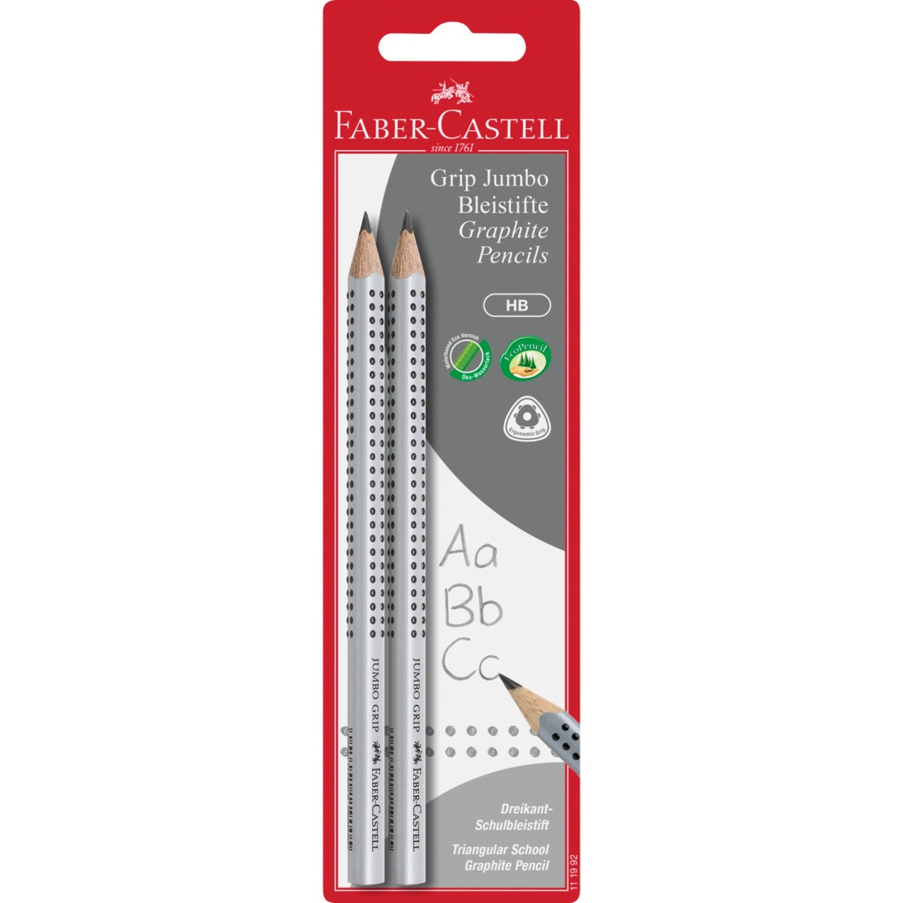 Image of Alternate - Jumbo Grip Bleistift, HB, 2er, Set online einkaufen bei Alternate