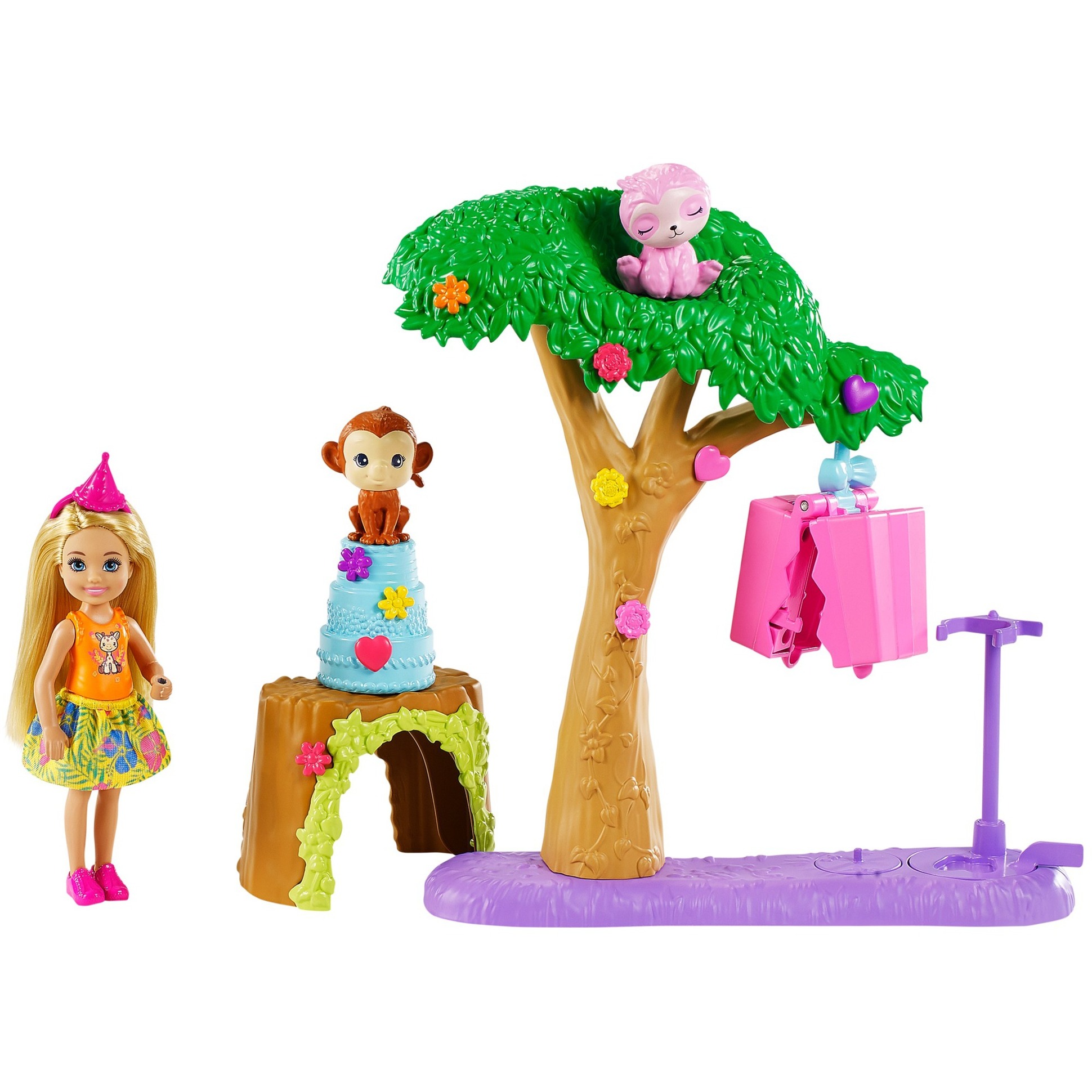 Image of Alternate - Barbie und Chelsea "Dschungelabenteuer" Pinataspaß-Spielset, Puppe online einkaufen bei Alternate