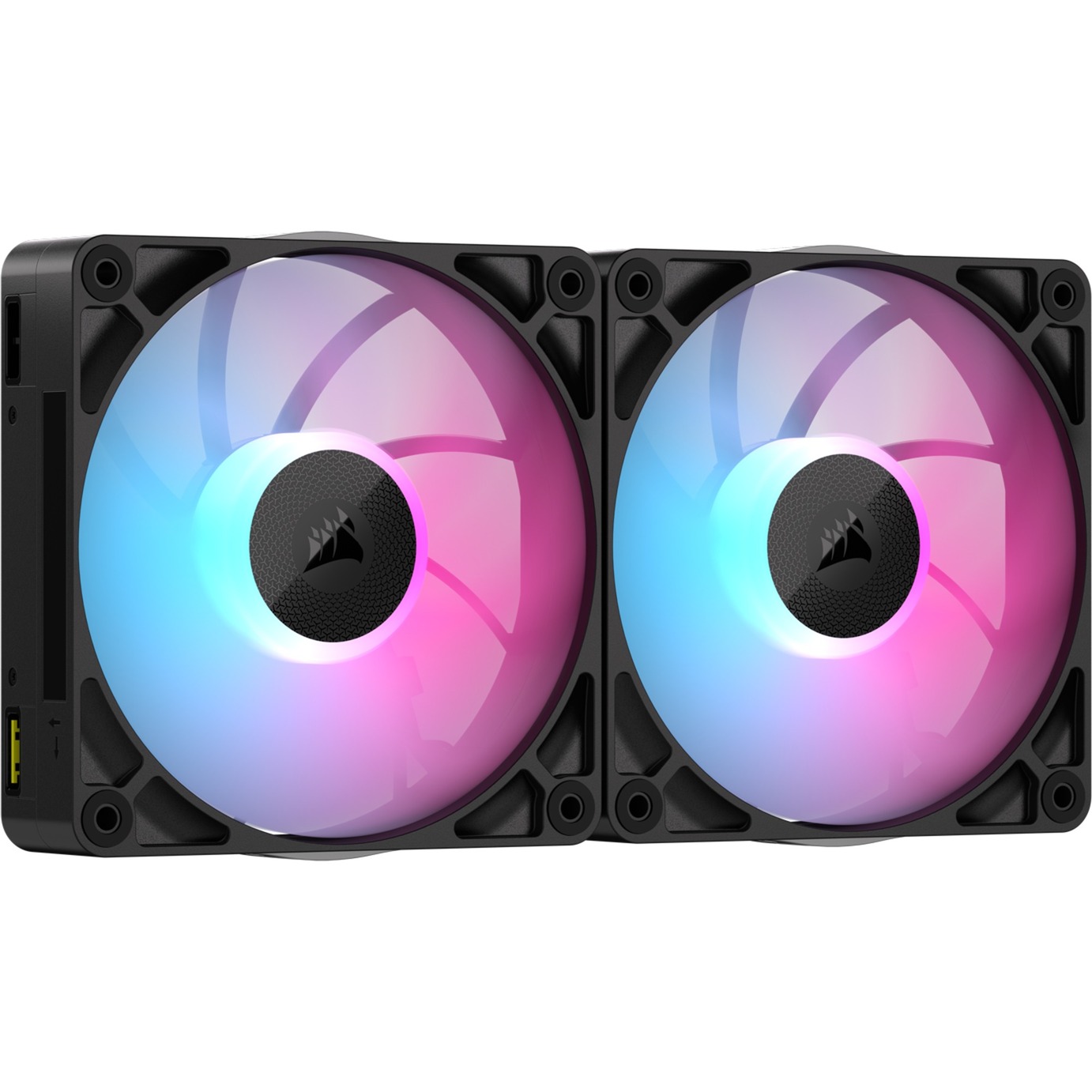 Corsair RX140 MAX RGB, Gehäuselüfter schwarz, 2er Pack, 140 mm