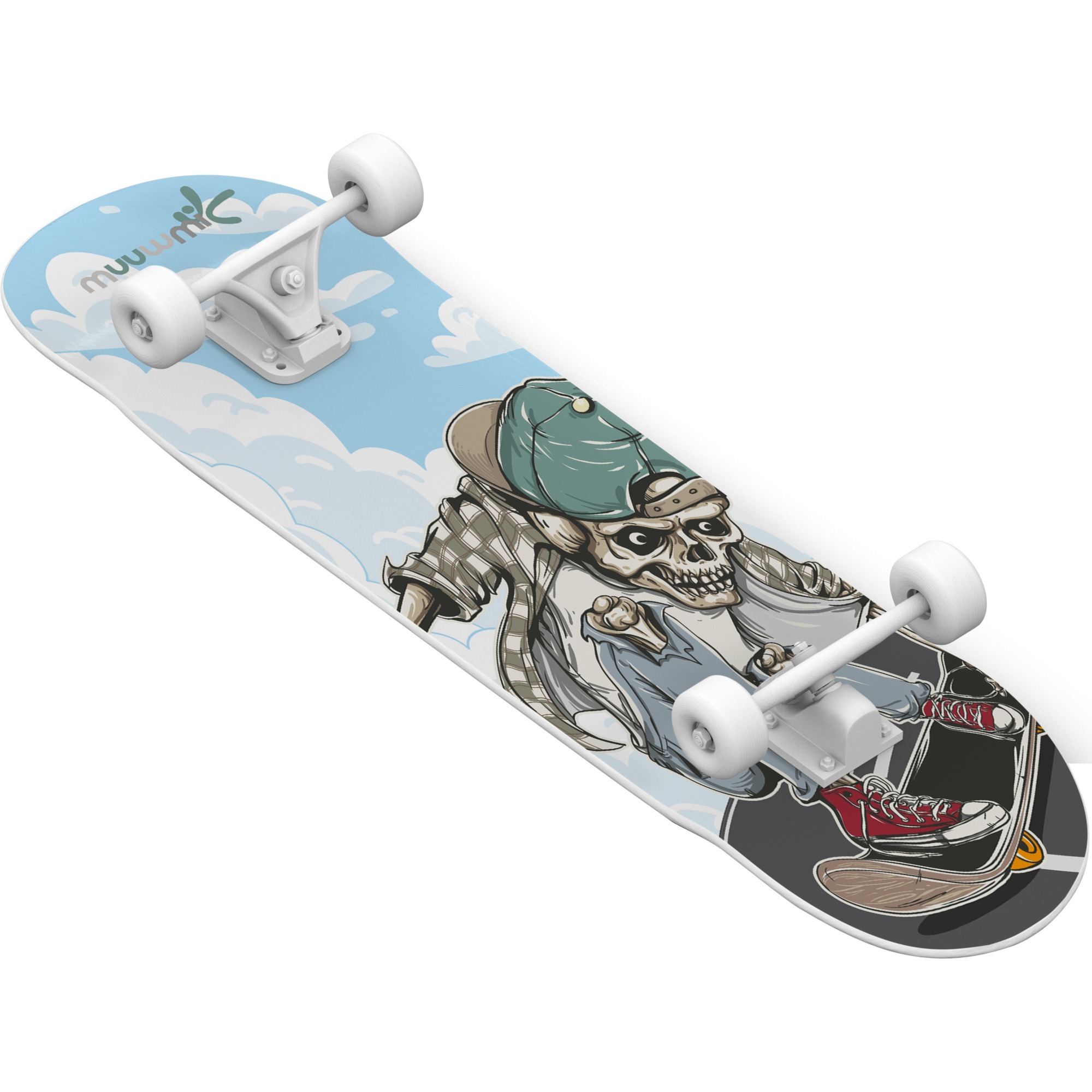 Image of Alternate - Skateboard Abec 5 Skull online einkaufen bei Alternate