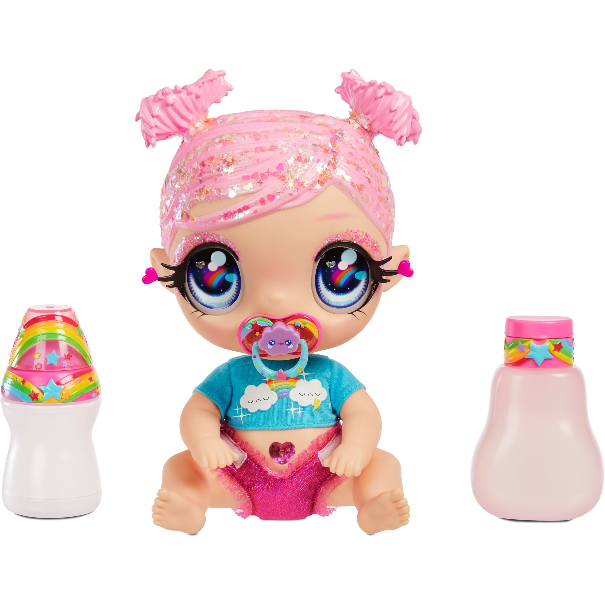 Image of Alternate - Glitter Babyz Doll - Pink (Rainbow), Puppe online einkaufen bei Alternate