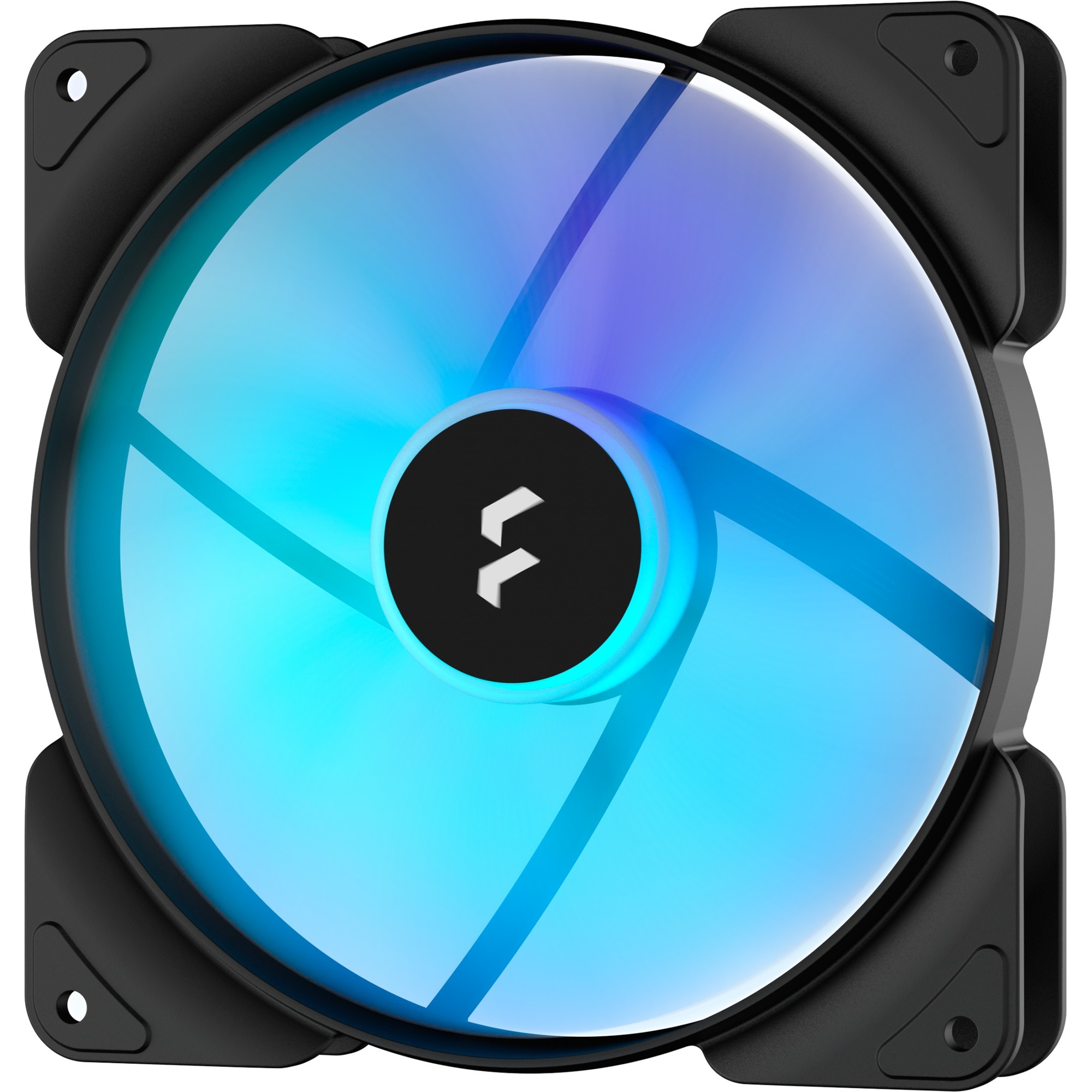 Fractal Design Aspect 14 RGB PWM Black Frame, Gehäuselüfter schwarz/weiß, 140 mm