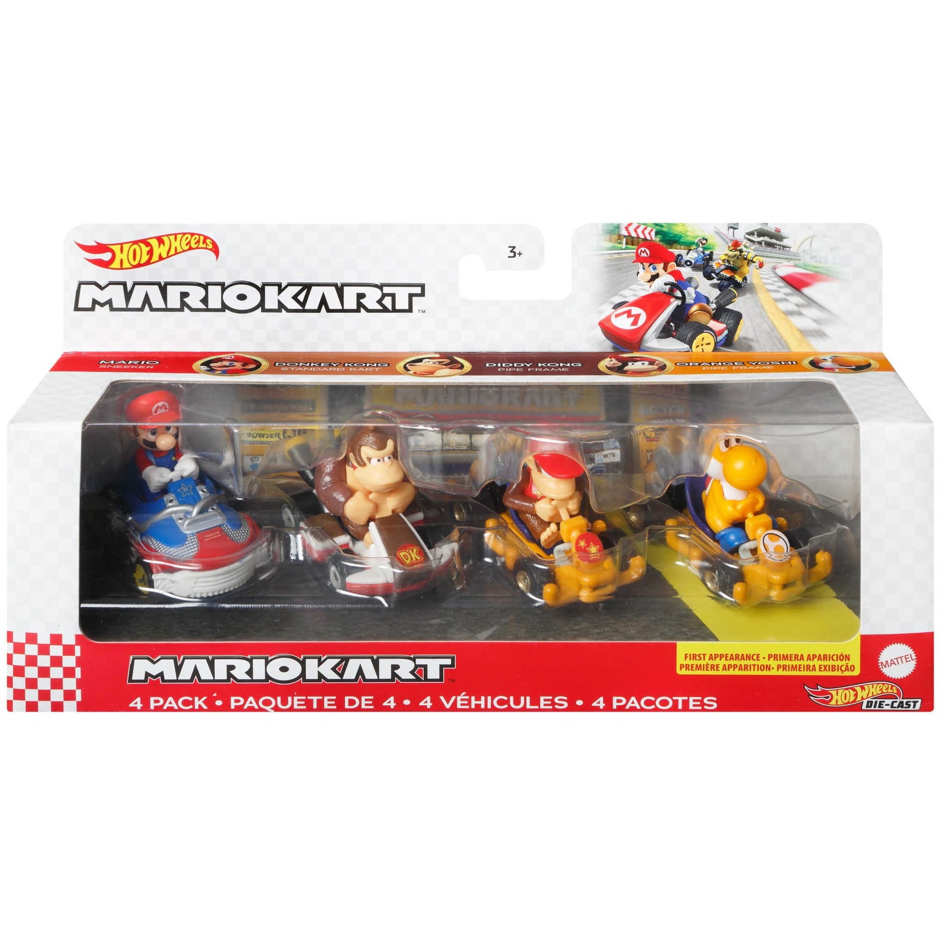 Image of Alternate - Mario Kart Die-Cast 4er-Pack, Spielfahrzeug online einkaufen bei Alternate