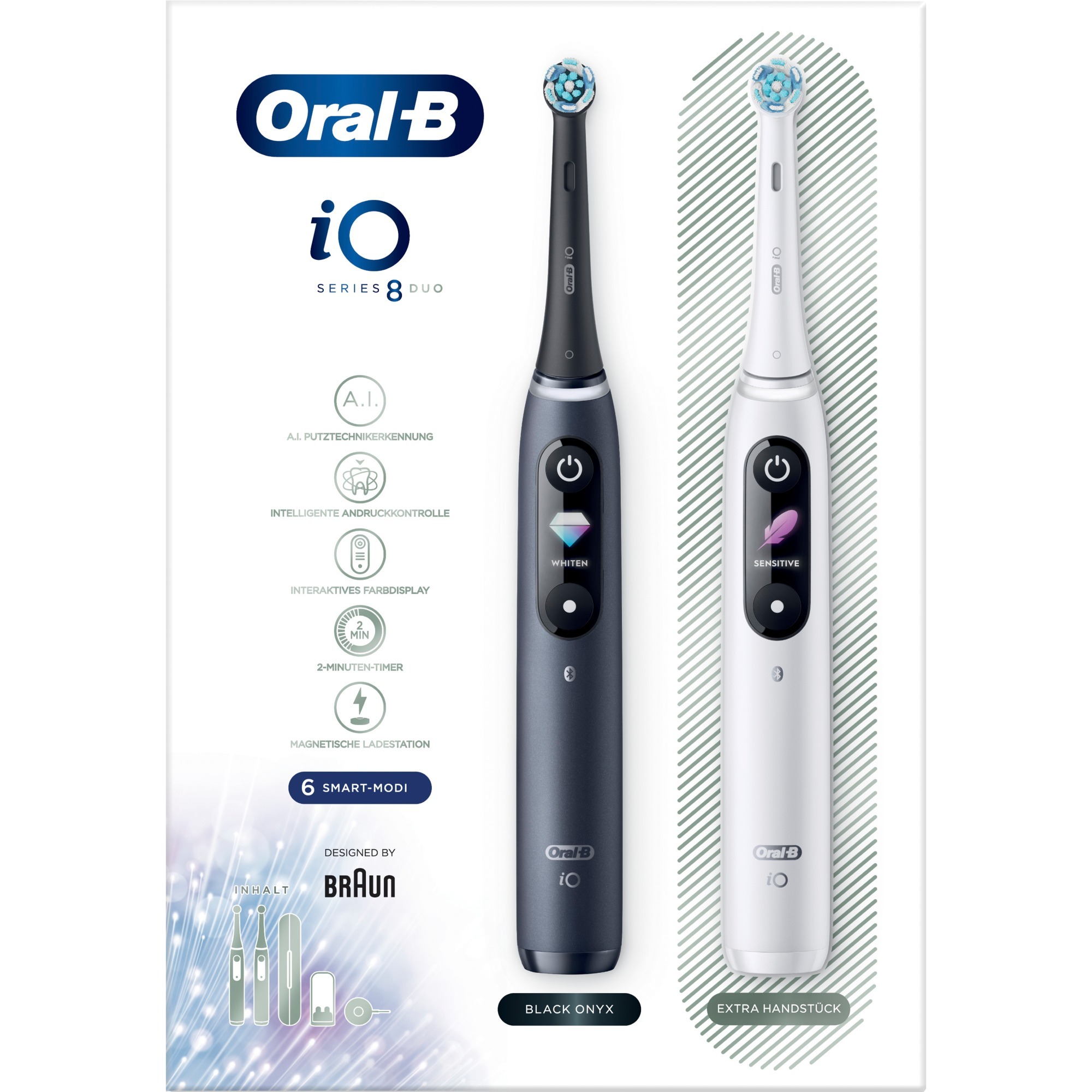 Image of Alternate - Oral-B iO Series 8 Duo, Elektrische Zahnbürste online einkaufen bei Alternate