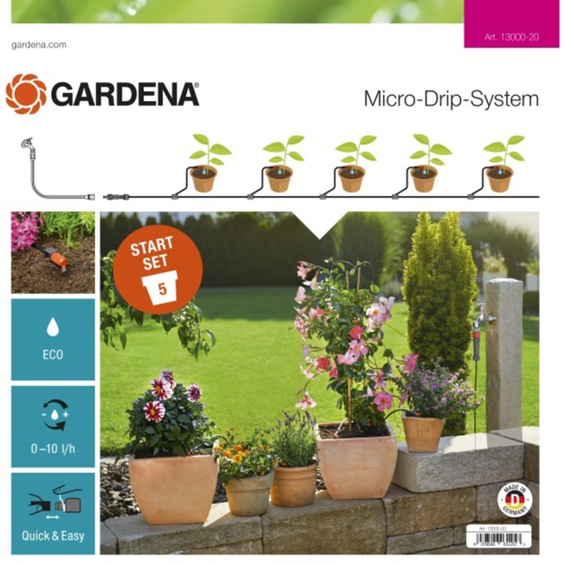 Image of Alternate - Micro-Drip-System Start-Set Pflanztöpfe S, Tropfsystem online einkaufen bei Alternate