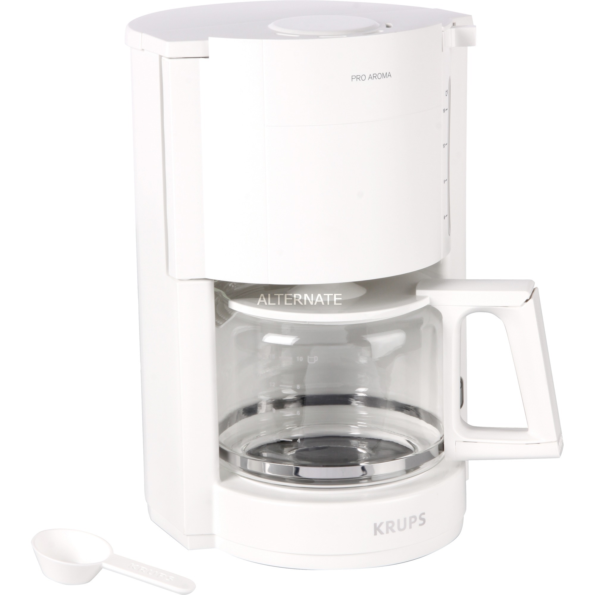 Krups F309 01 ProAroma Weiss Filter-Kaffeemaschine 1050 Watt Schwenkfilter