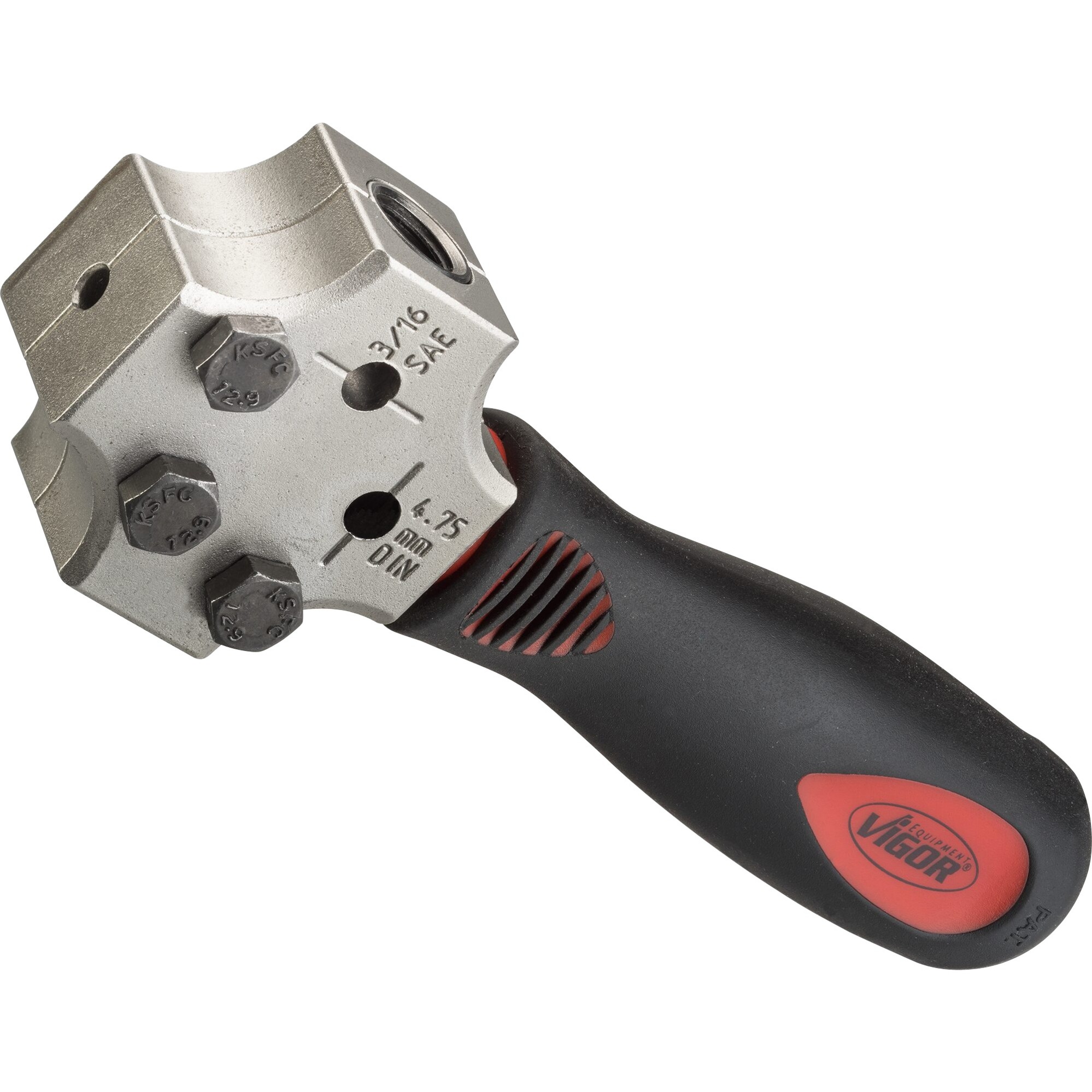 Image of Alternate - Bördelgerät DIN & SAE für 4,75mm, 5-teilig, Bördel-Werkzeug online einkaufen bei Alternate