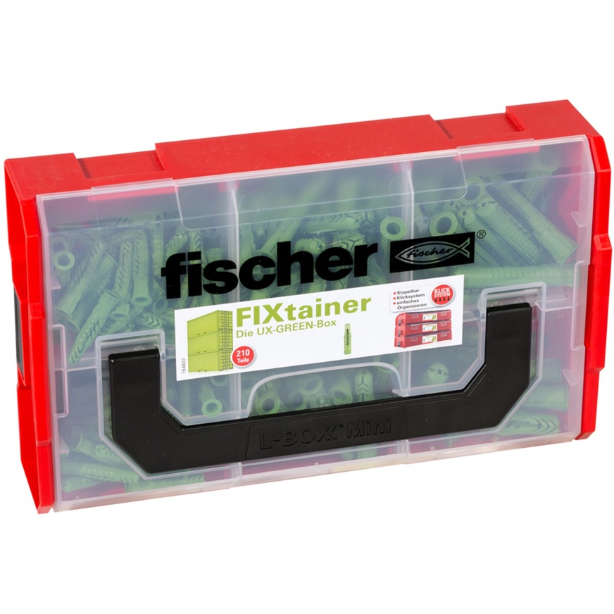 Image of Alternate - FixTainer - UX-green-Box, Dübel online einkaufen bei Alternate