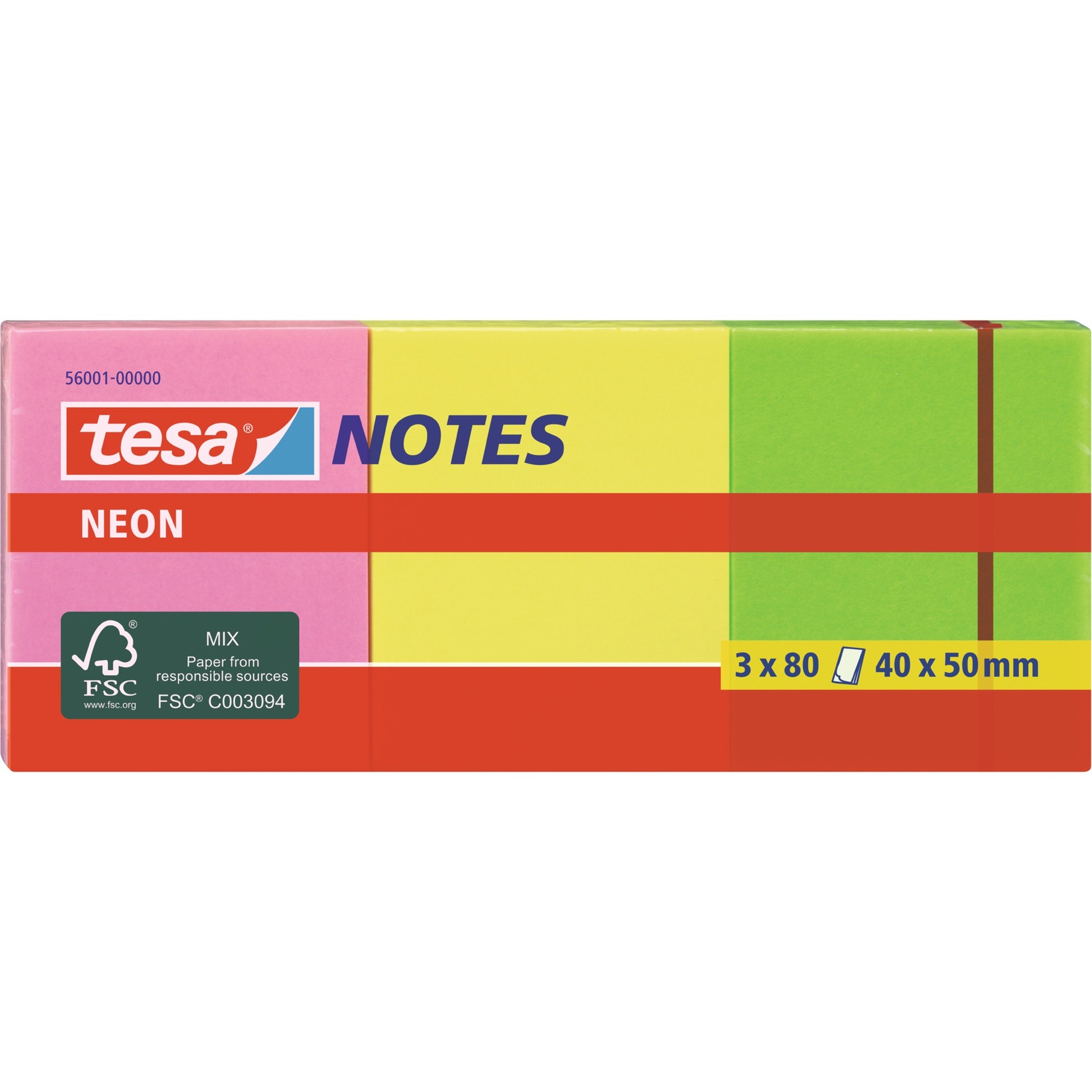 Image of Alternate - Neon Notes, 3 x 80 Blatt, Aufkleber online einkaufen bei Alternate