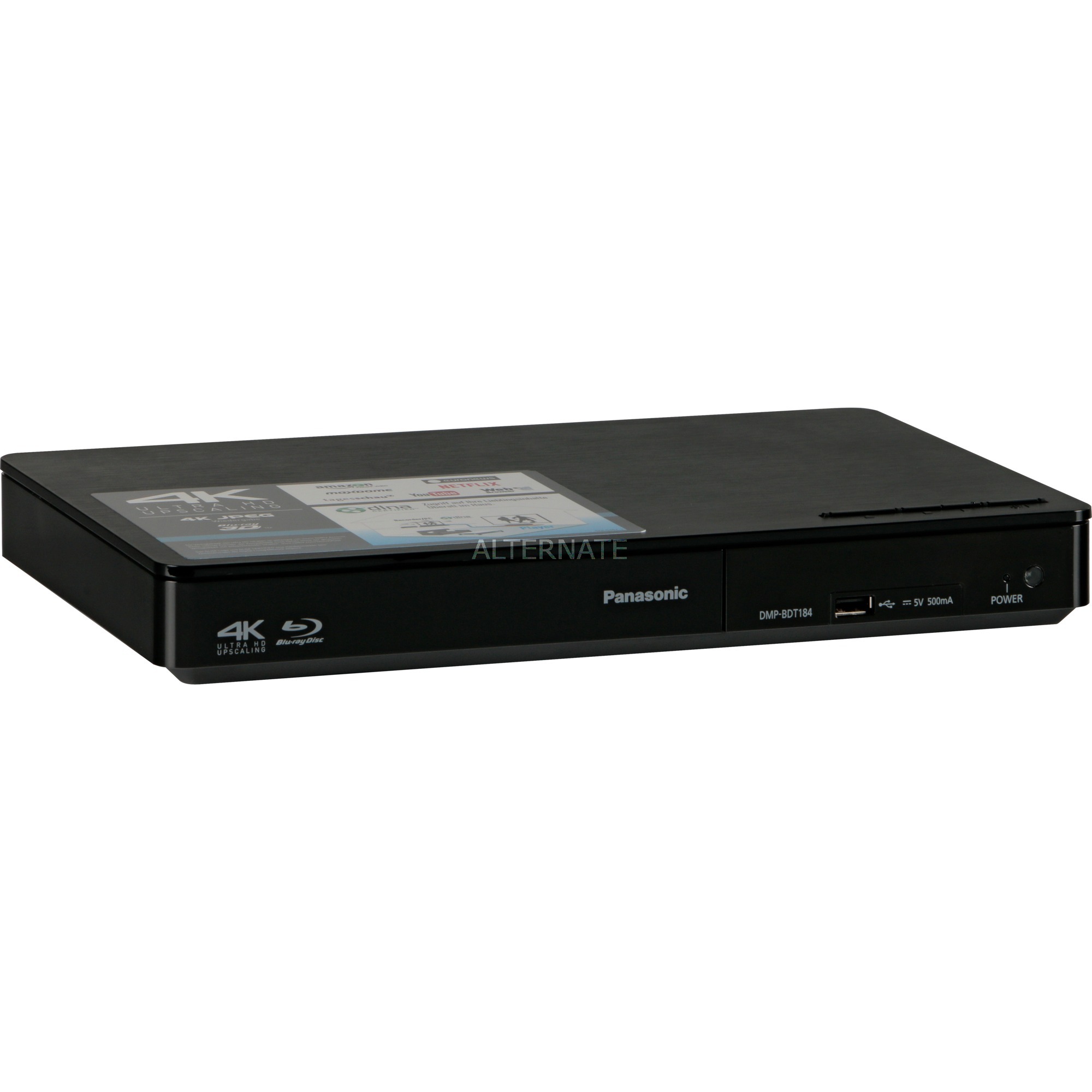 Image of Alternate - DMP-BDT184EG, Blu-ray-Player online einkaufen bei Alternate