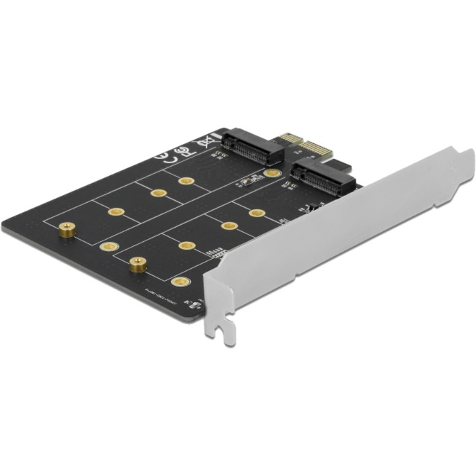 Image of Alternate - PCI Express x1 Karte zu 2 x intern M.2 Key B, Adapter online einkaufen bei Alternate