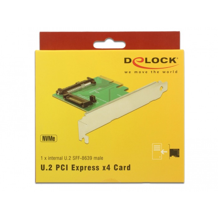 Image of Alternate - PCI Express x4 Karte > 1 x intern U.2 NVMe SFF-8639 Stecker, Controller online einkaufen bei Alternate