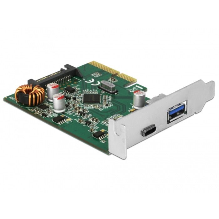 Image of Alternate - PCIe >1x USB C + 1x USB A, USB-Controller online einkaufen bei Alternate