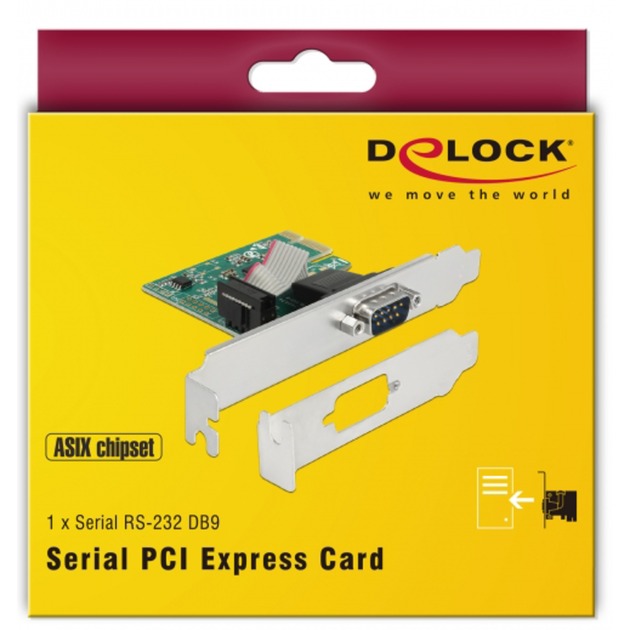 Image of Alternate - PCIe > 1 x Seriell RS-232, Adapter online einkaufen bei Alternate