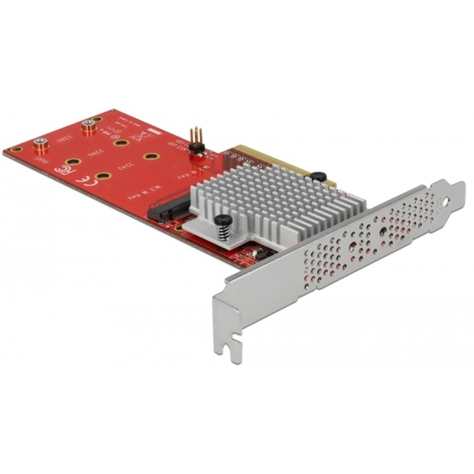 Image of Alternate - PCIe x8>2x int. NVMe M.2 Key M LP, Adapter online einkaufen bei Alternate