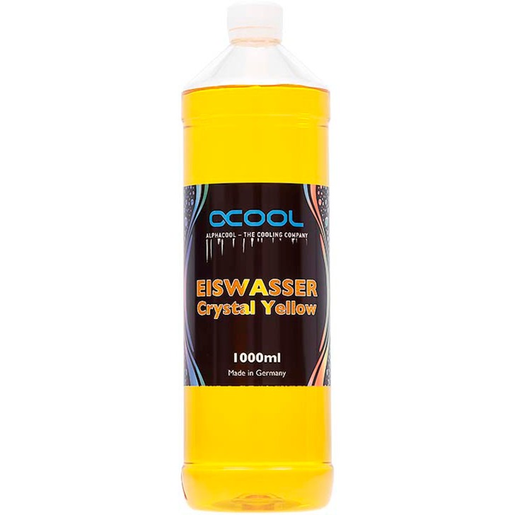 Image of Alternate - Eiswasser Crystal Yellow Fertiggemisch 1000ml , Kühlmittel online einkaufen bei Alternate