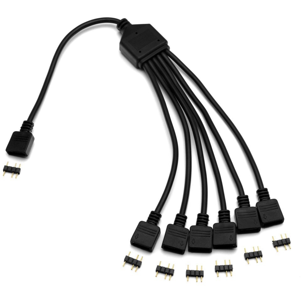 Image of Alternate - EK-D-RGB 6-Way Splitter Cable, Y-Kabel online einkaufen bei Alternate