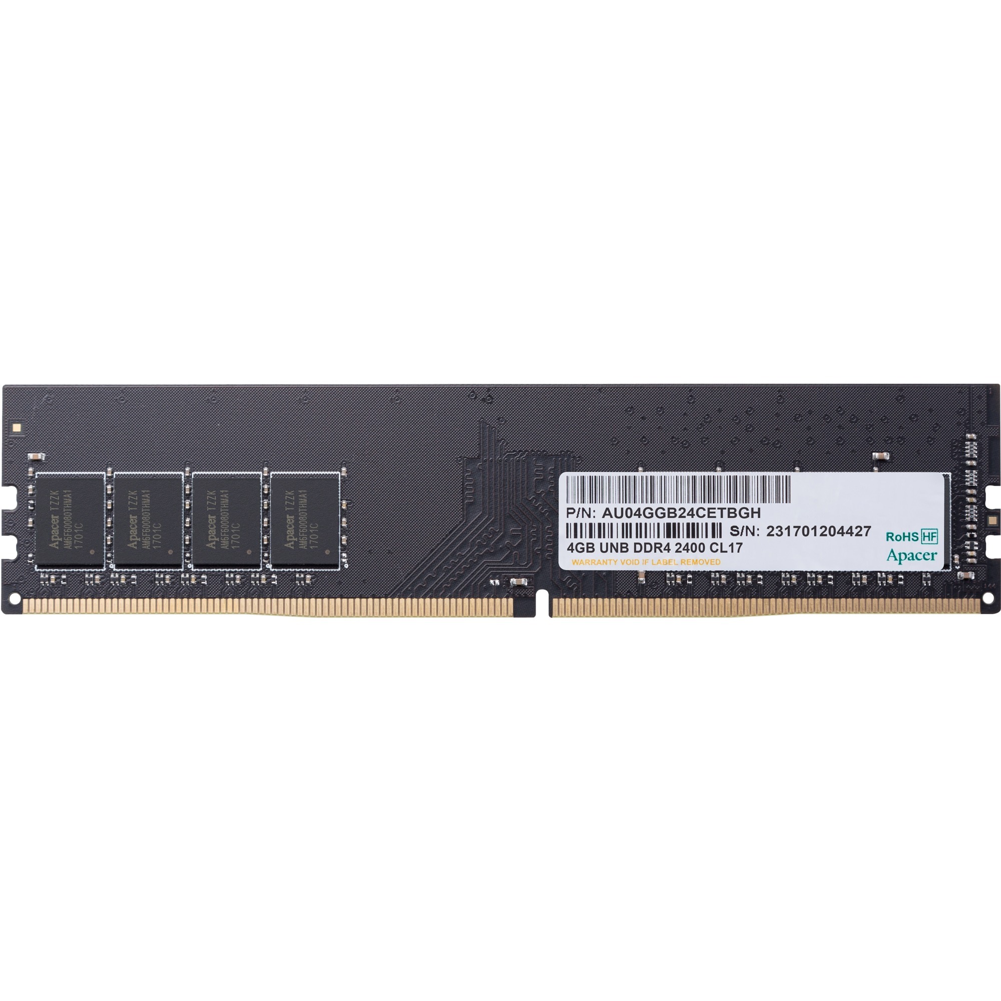 Image of Alternate - DIMM 4 GB DDR4-2400, Arbeitsspeicher online einkaufen bei Alternate