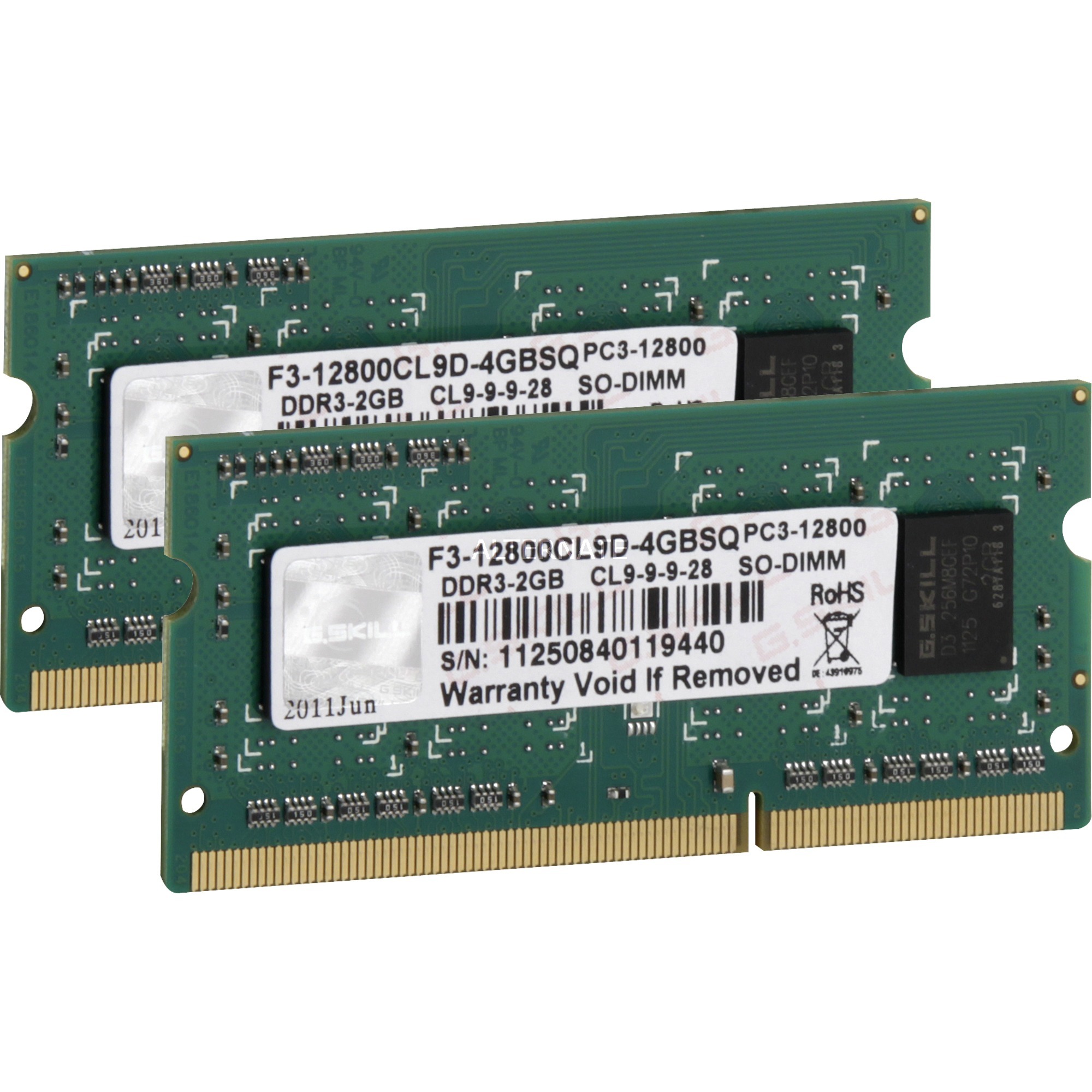Image of Alternate - SO-DIMM 4 GB DDR3-1600 Kit, Arbeitsspeicher online einkaufen bei Alternate